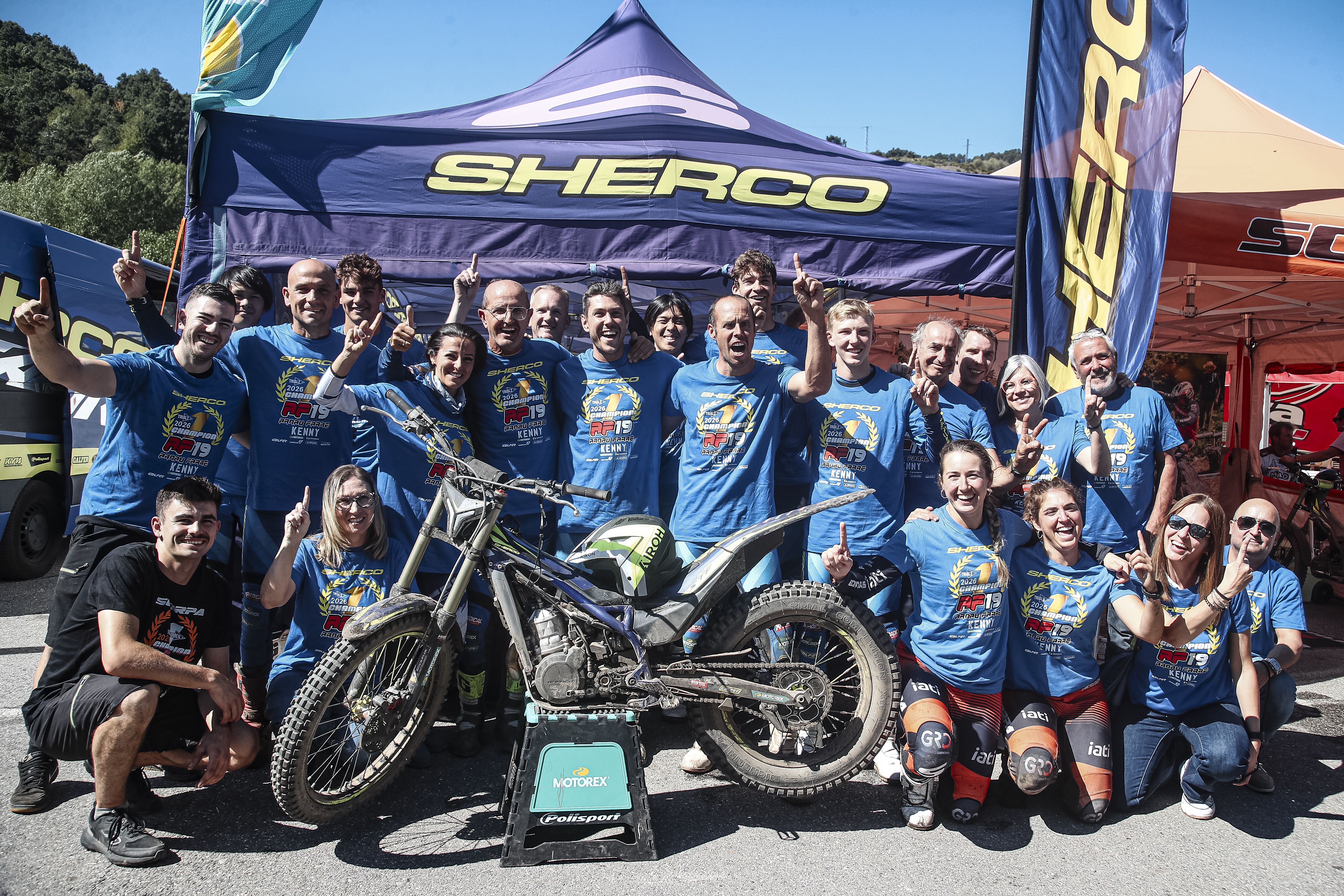 Fotos Arnau Farré (Sherco) Campeón del Mundo Trial2 2026