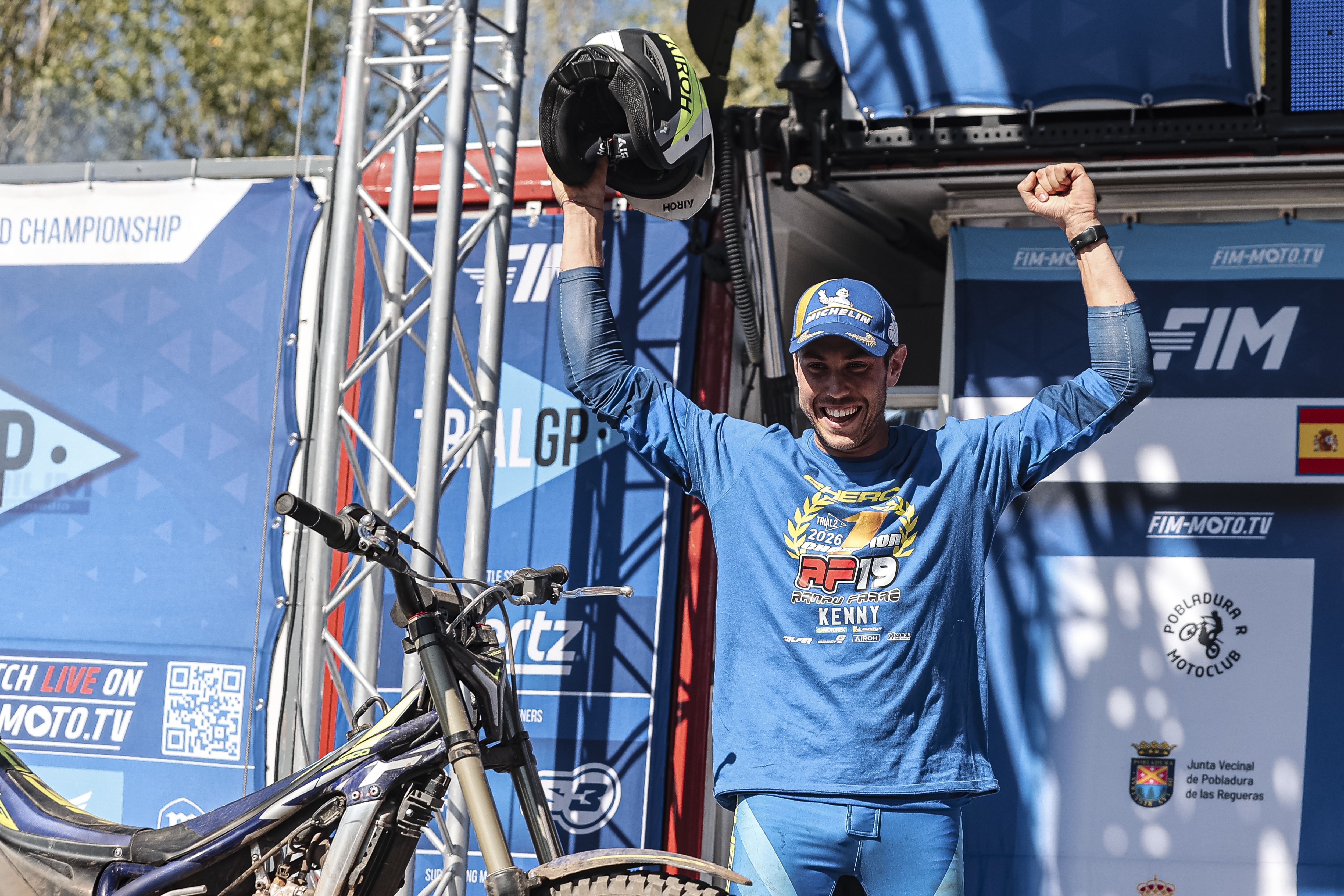 Fotos Arnau Farré (Sherco) Campeón del Mundo Trial2 2026