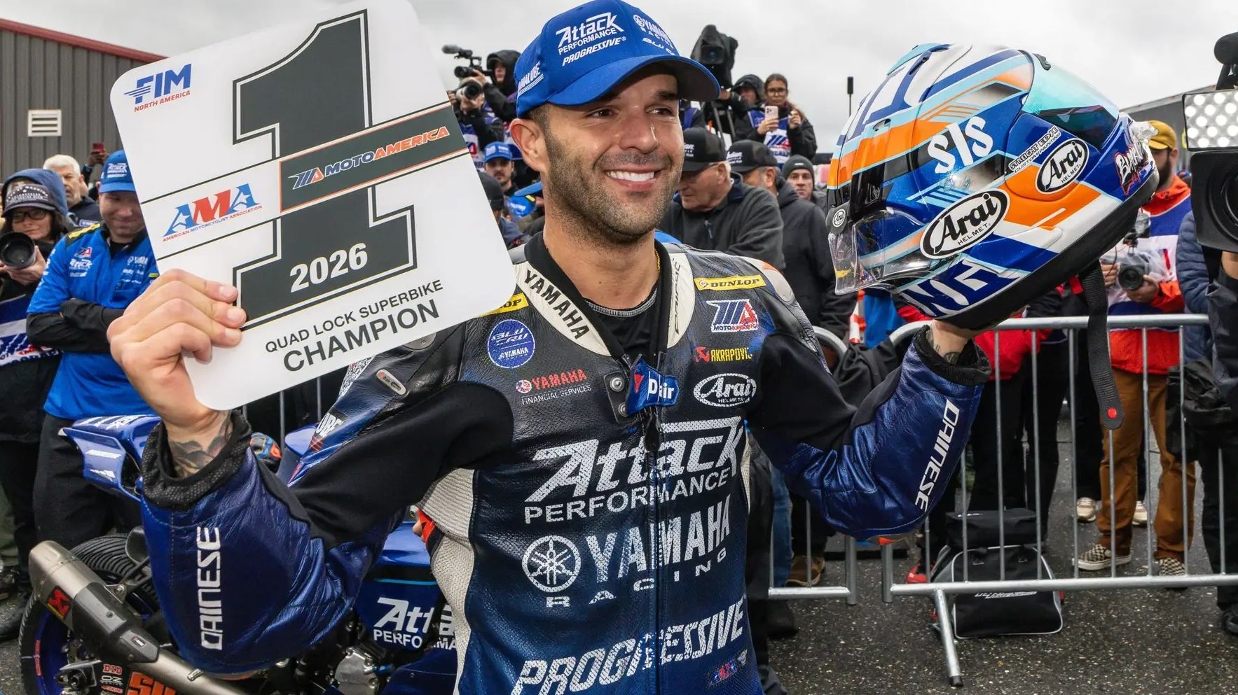 Bobby Fong es el campeón del MotoAmerica Superbike 2026