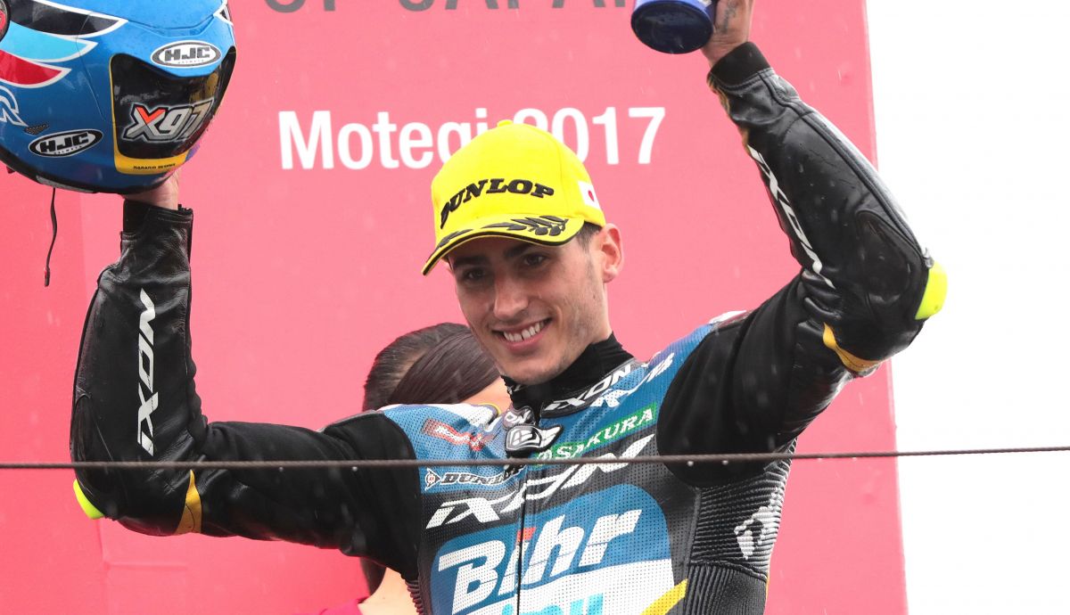 Xavi Vierge logró en Japón 2017 el último podio de Tech3 en Moto2
