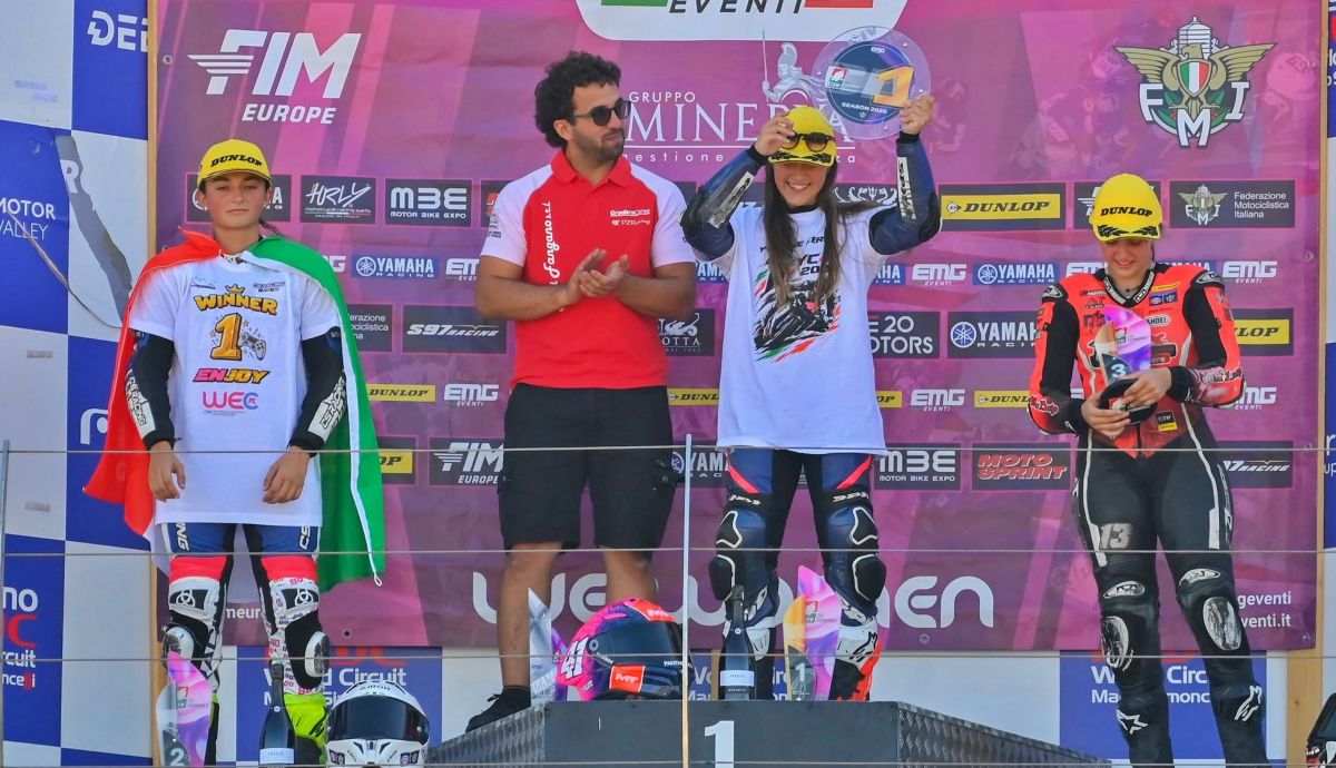 Yvonne Cerpa celebra el CIV Femminile y Josephine Bruno el Women's European Championship