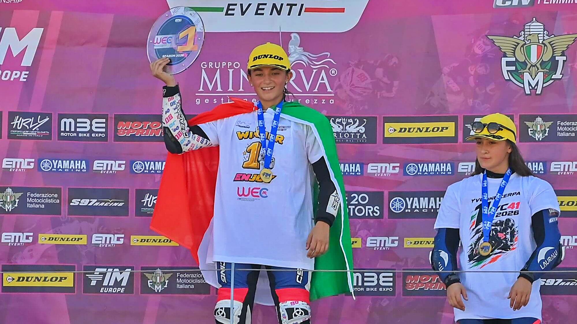 Josephine Bruno es la campeona del Women's European Championship e Yvonne Cerpa del CIV Femminile