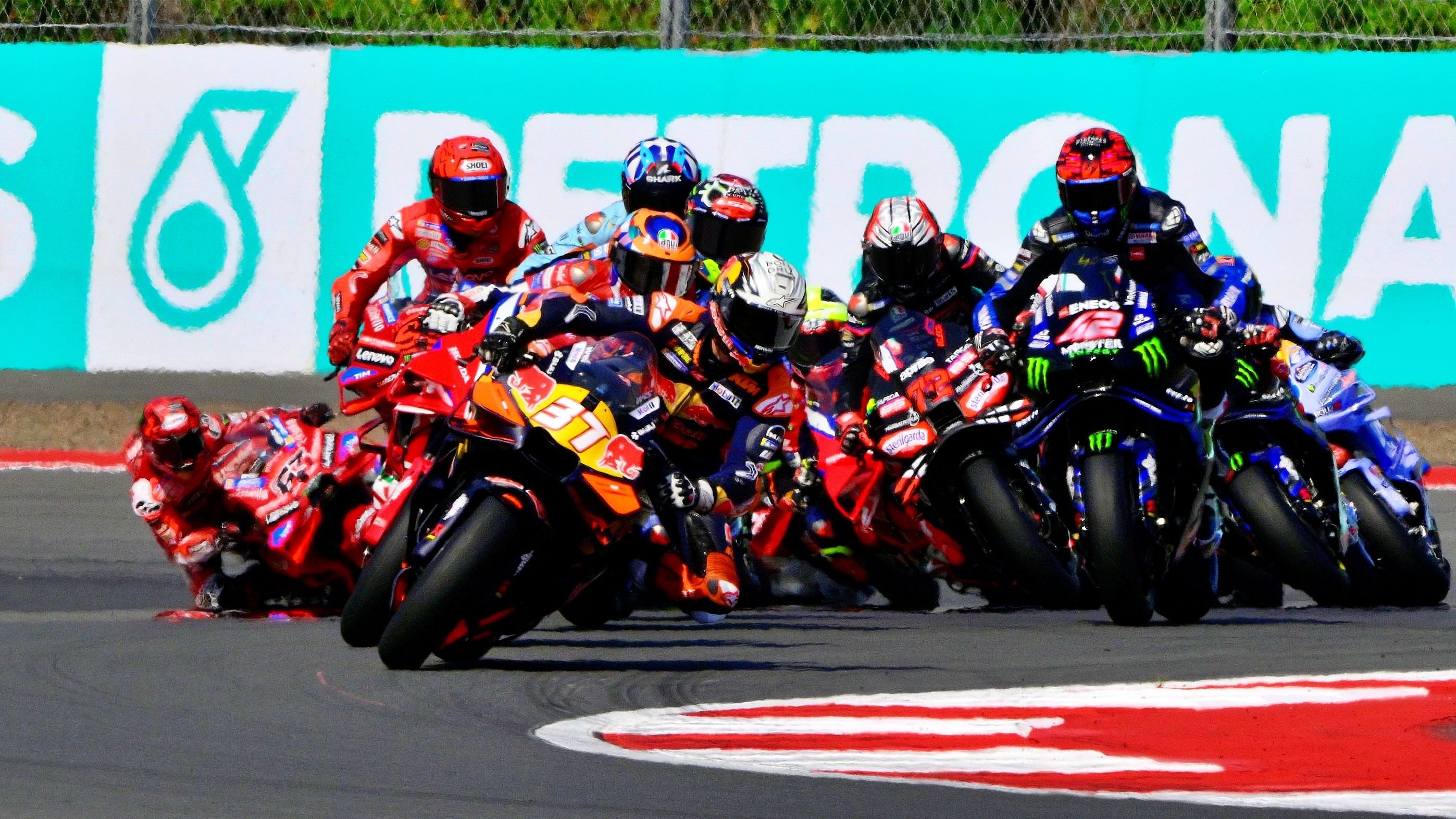 Salida del año pasado de MotoGP en Indonesia