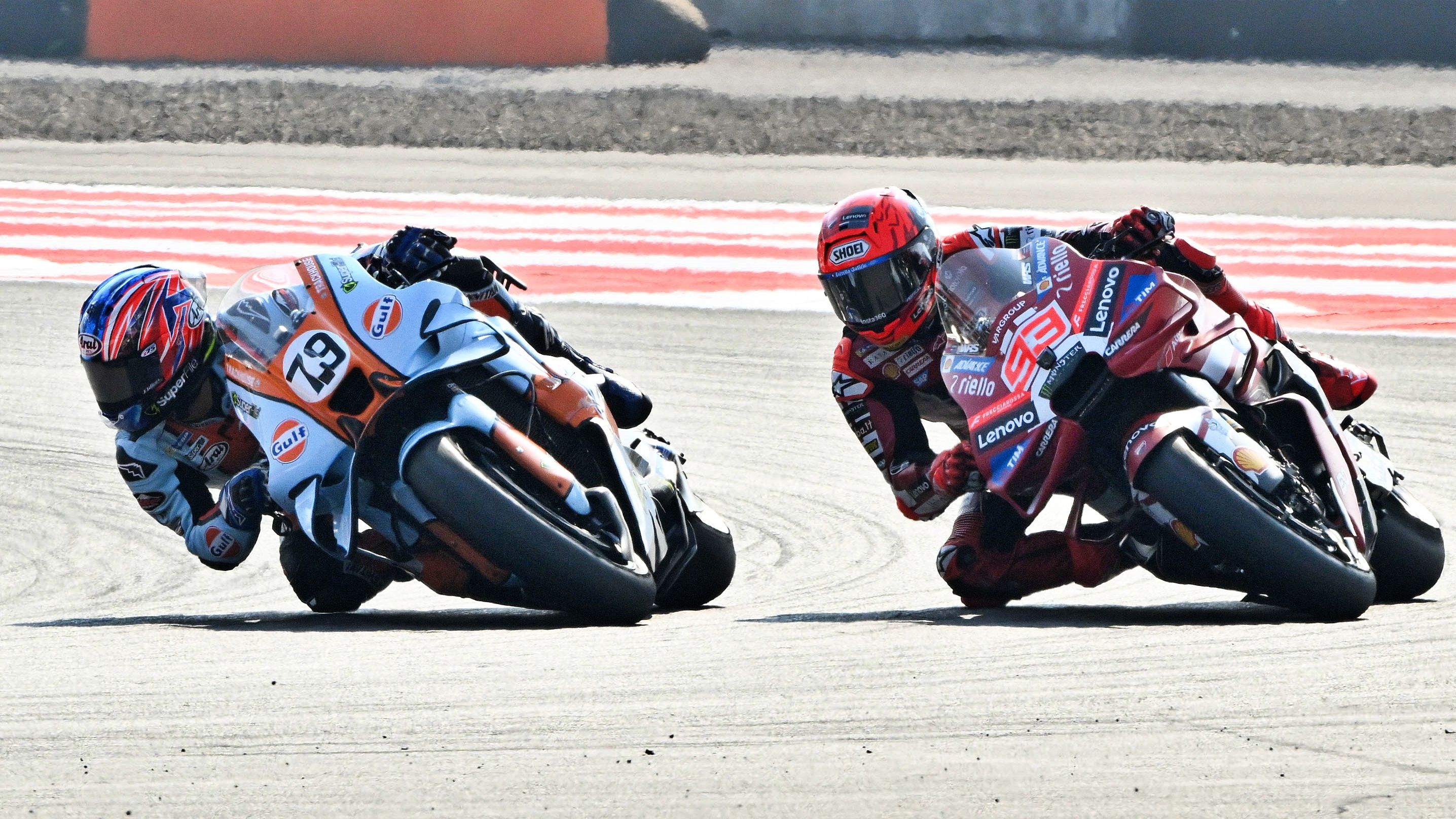 Ai Ogura adelanta a Marc Márquez, MotoGP Indonesia 2026