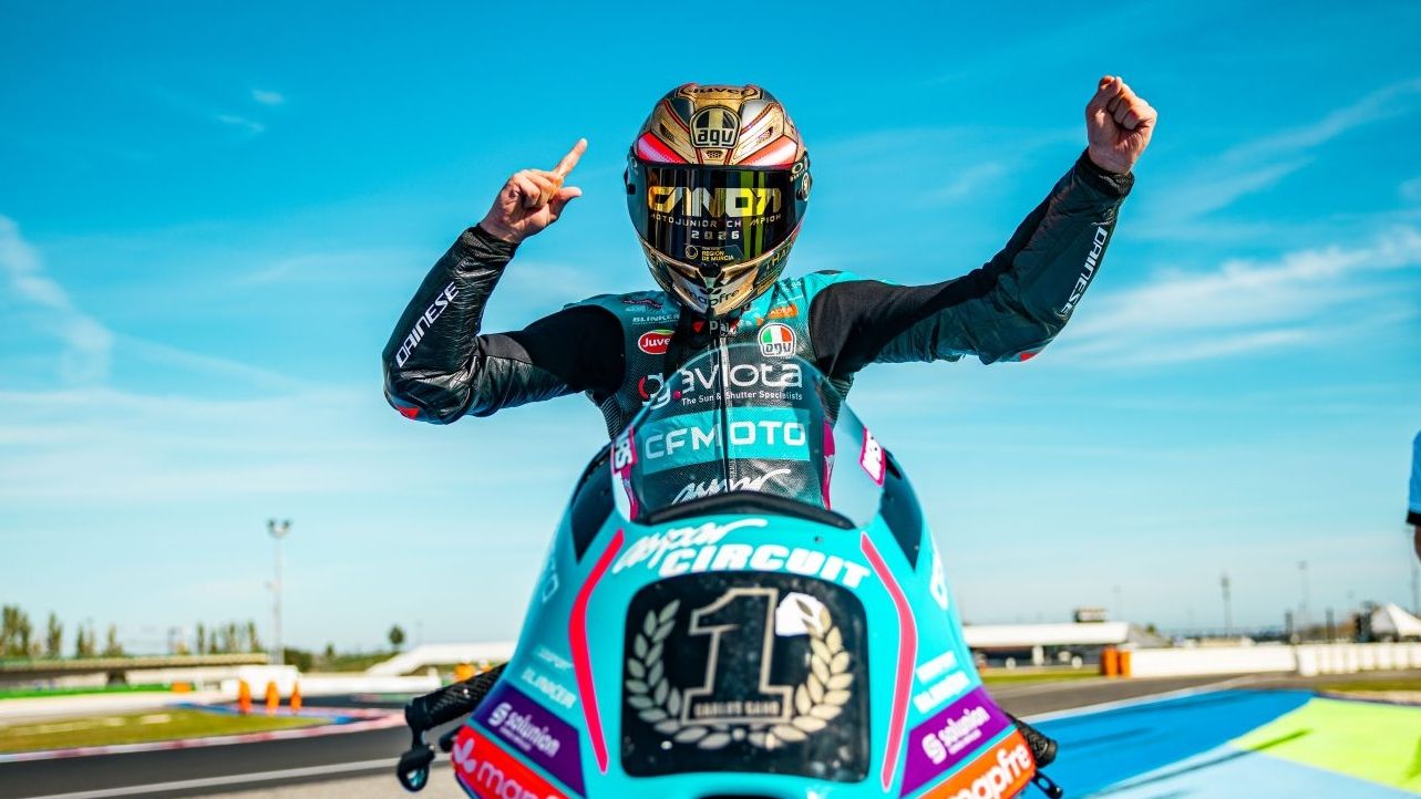 Carlos Cano es el campeón del mundo junior de Moto3 2026