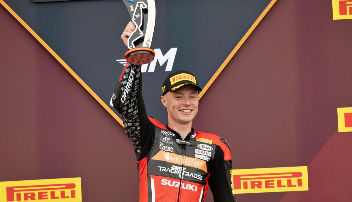 Jeffrey Buis logró su única victoria en Sportbike con Suzuki en la cita de Assen