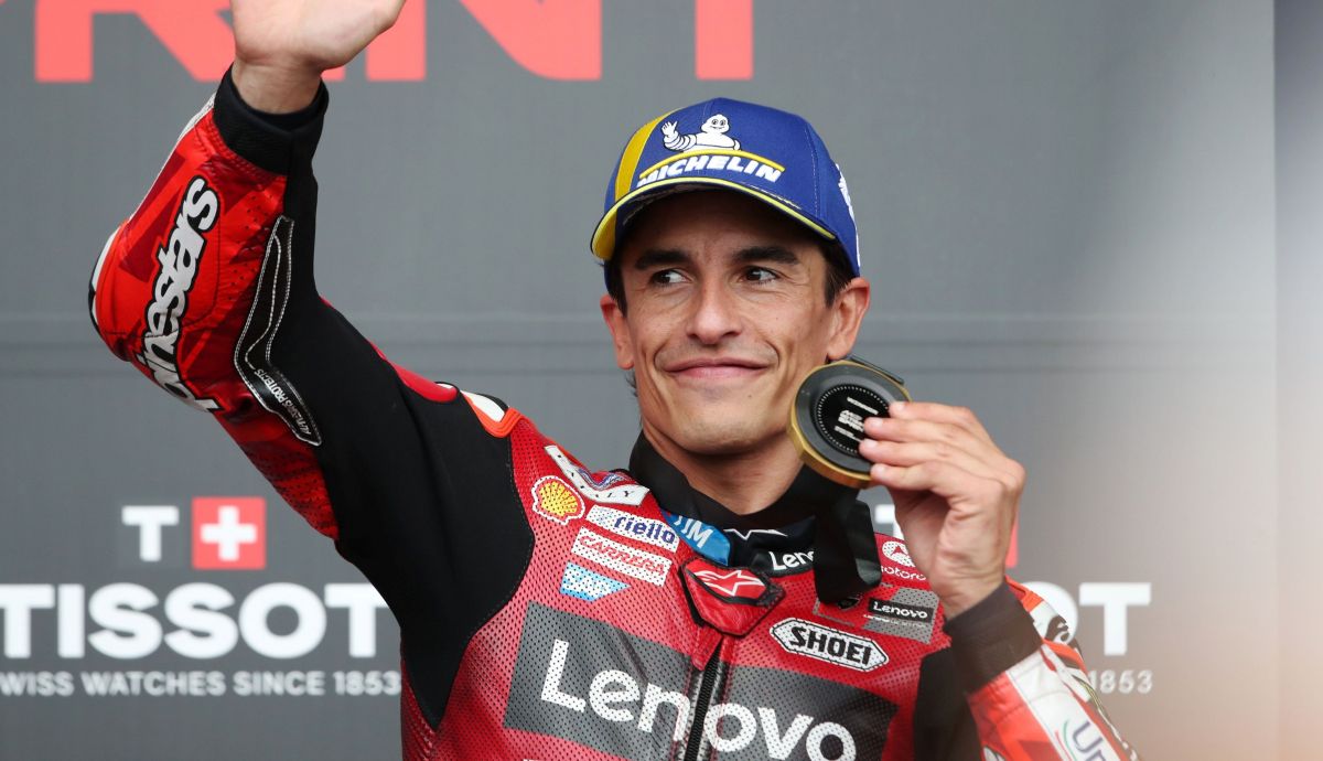Marc Márquez celebra su victoria en el Sprint de Phillip Island