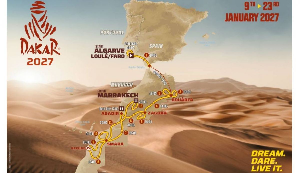 El Dakar 2027 se celebrará en Marruecos con salida en Portugal