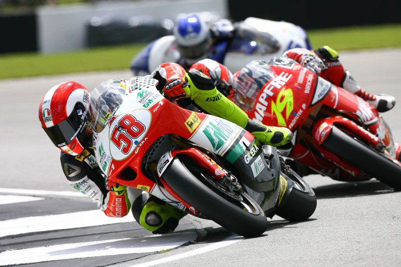GP de Gran Bretaña 2008. 250 cc. Bautista, Simoncelli