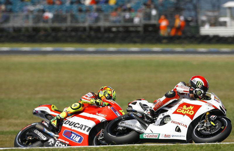 GP Australia 2011. MotoGP. Rossi, Simoncelli