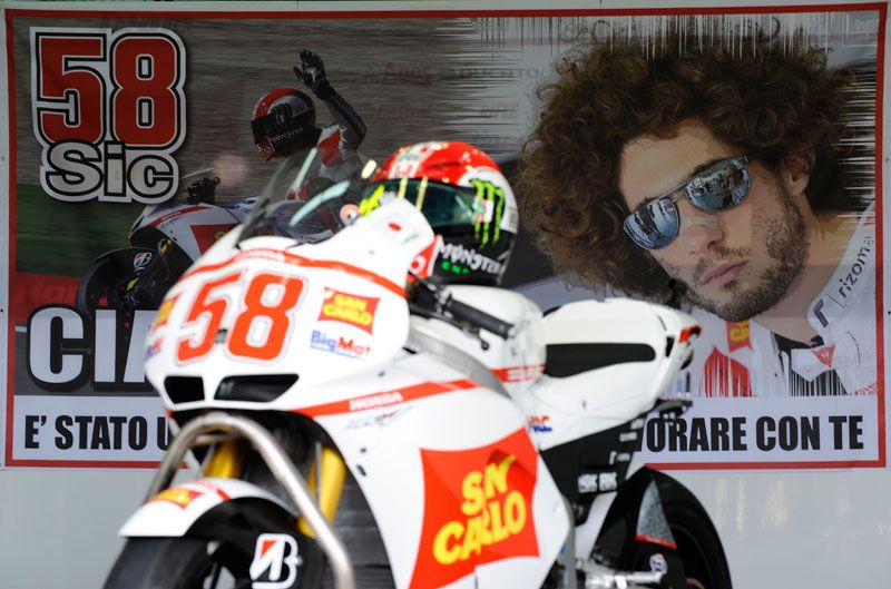 Homenaje a Marco Simoncelli
