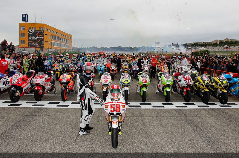 Homenaje a Marco Simoncelli