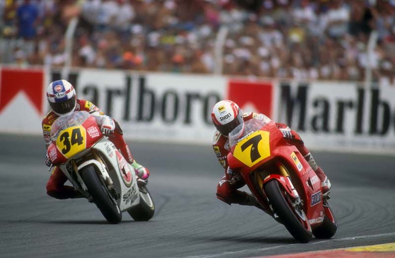 Kevin Schwantz y Eddie Lawson