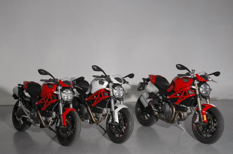 Ducati Monster 696, 796 y 1100 Evo