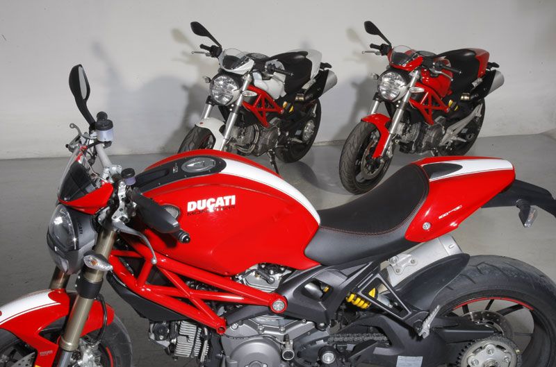 Ducati Monster 696, 796 y 1100 Evo