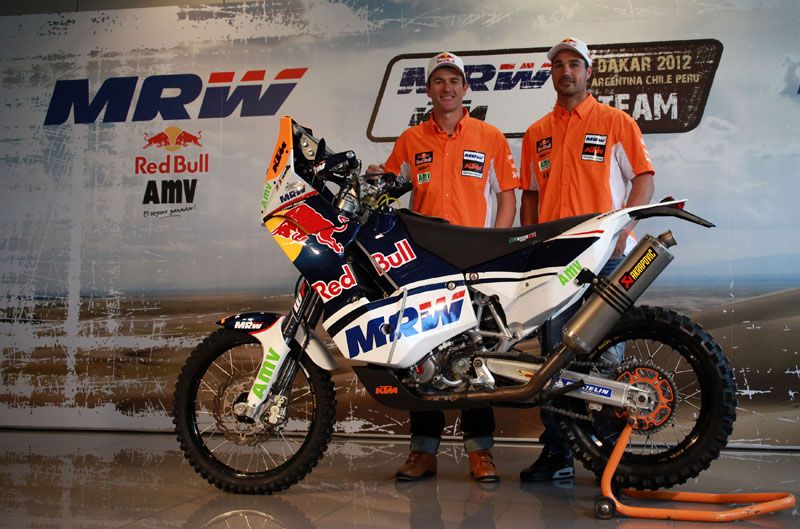 Presentación del equipo KTM de Marc Coma para el Dakar