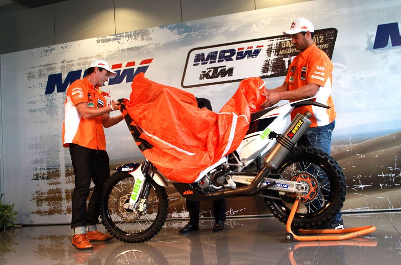 Presentación del equipo KTM de Marc Coma para el Dakar