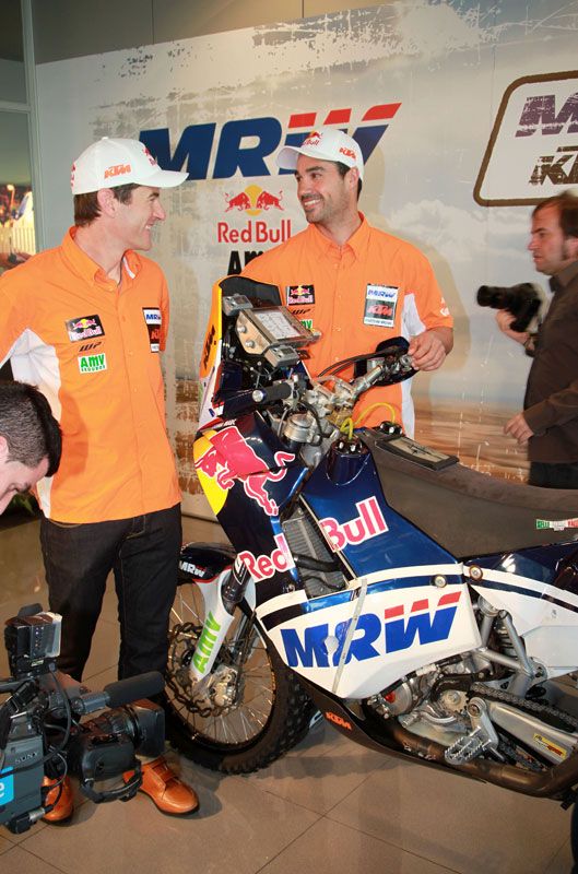 Presentación del equipo KTM de Marc Coma para el Dakar