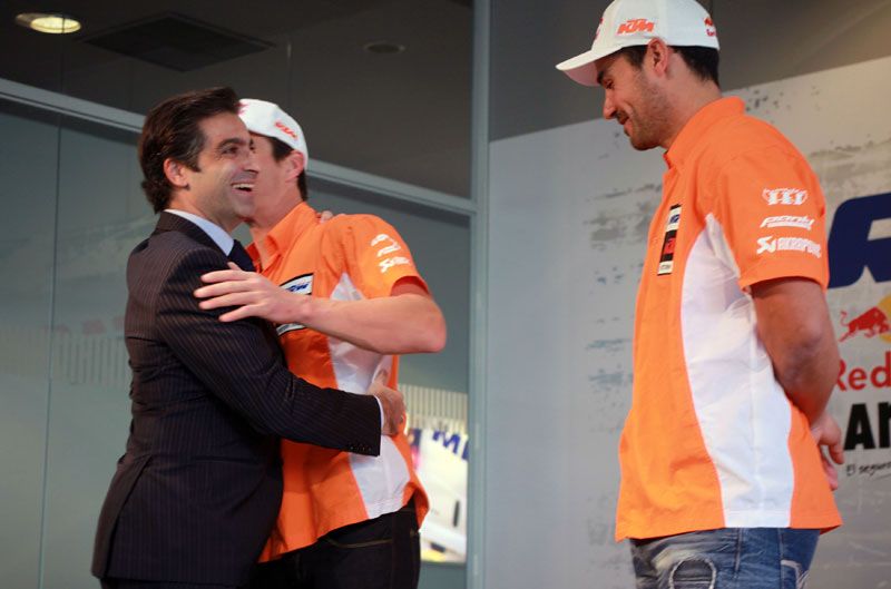 Presentación del equipo KTM de Marc Coma para el Dakar