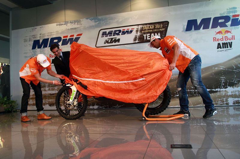Presentación del equipo KTM de Marc Coma para el Dakar