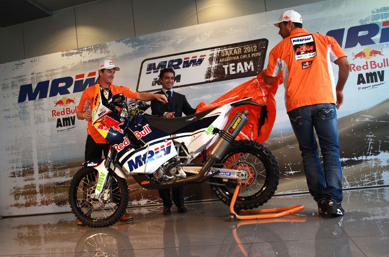 Presentación del equipo KTM de Marc Coma para el Dakar