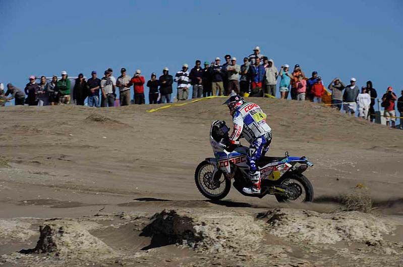 Dakar 2012. Etapa 1. Chaleco Lopez