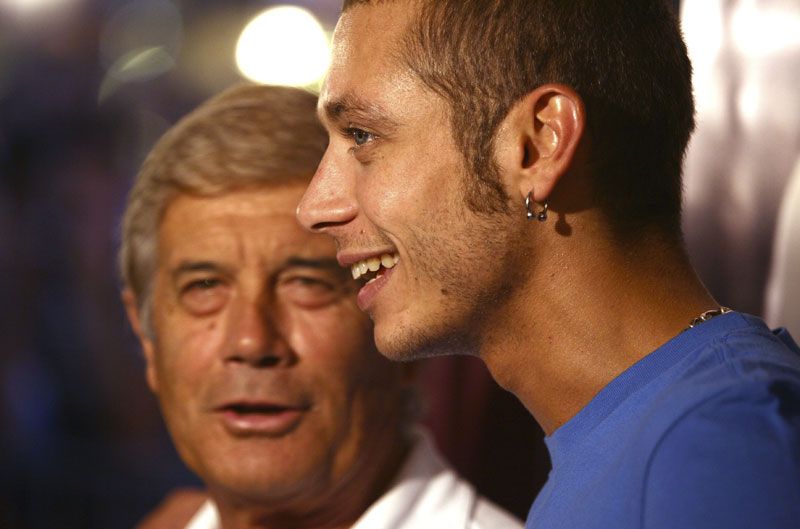 Giacomo Agostini y Valentino Rossi
