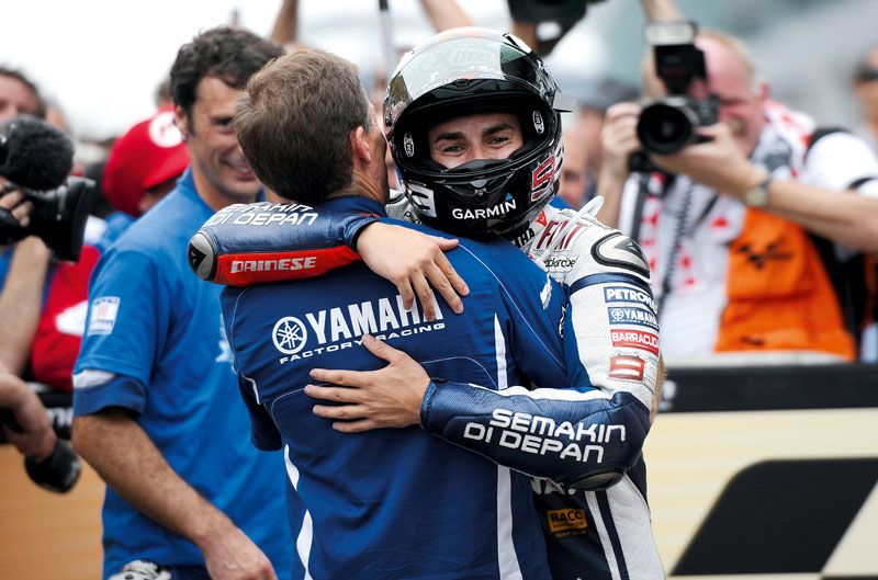 Jorge Lorenzo y Lin Jarvis
