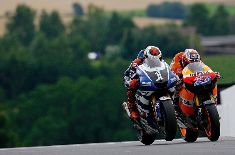 Jorge Lorenzo y Casey Stoner