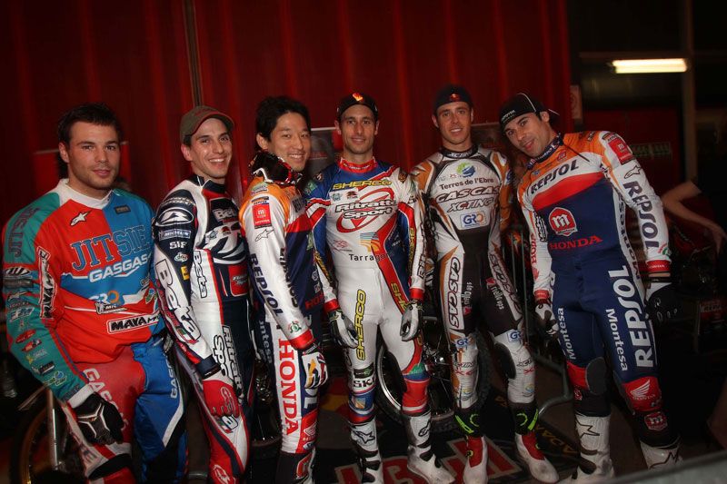 Todos los pilotos del Trial Indoor de Ginebra