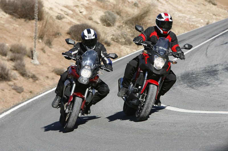 Honda NC700X y Kawasaki Versys 650