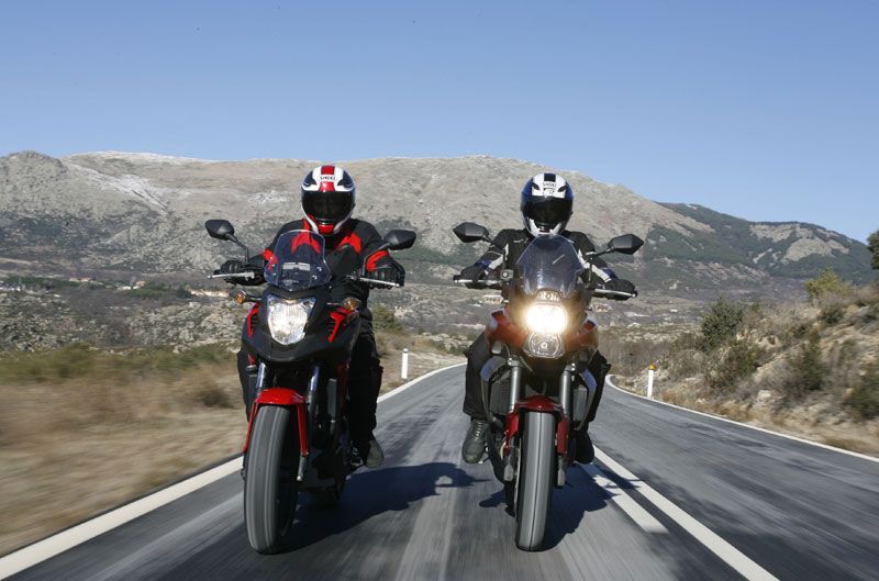 Honda NC700X y Kawasaki Versys 650