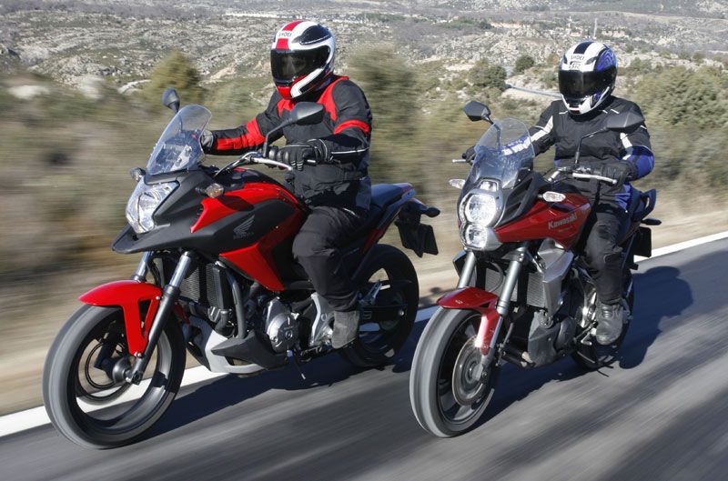 Honda NC700X y Kawasaki Versys 650