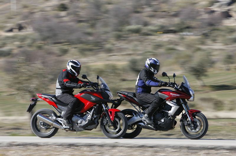 Honda NC700X y Kawasaki Versys 650