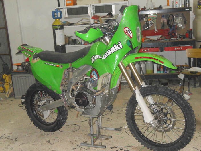 Dakar 2012. Paco Martínez. Kawasaki