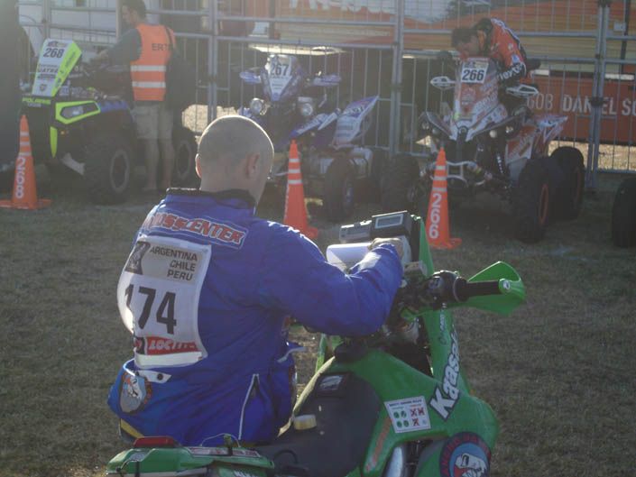 Dakar 2012. Paco Martínez. Kawasaki