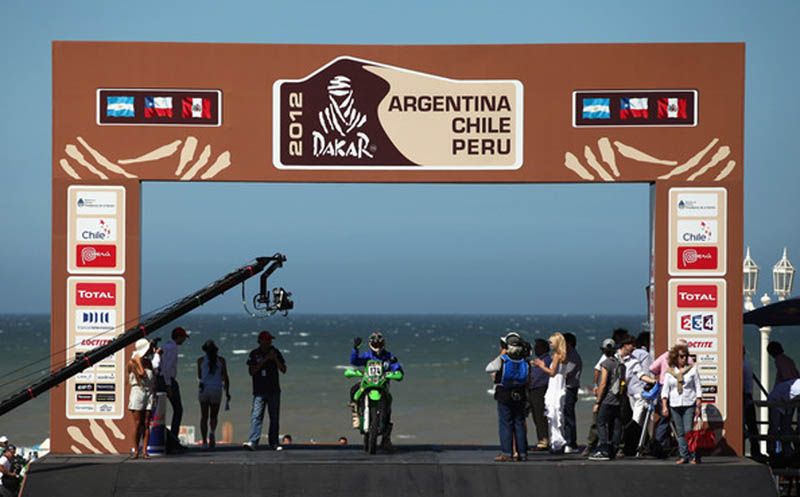Dakar 2012. Paco Martínez. Kawasaki
