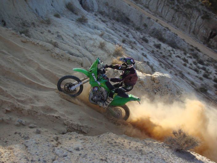 Dakar 2012. Paco Martínez. Kawasaki