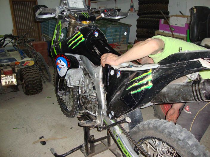 Dakar 2012. Paco Martínez. Kawasaki