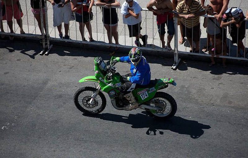 Dakar 2012. Paco Martínez. Kawasaki
