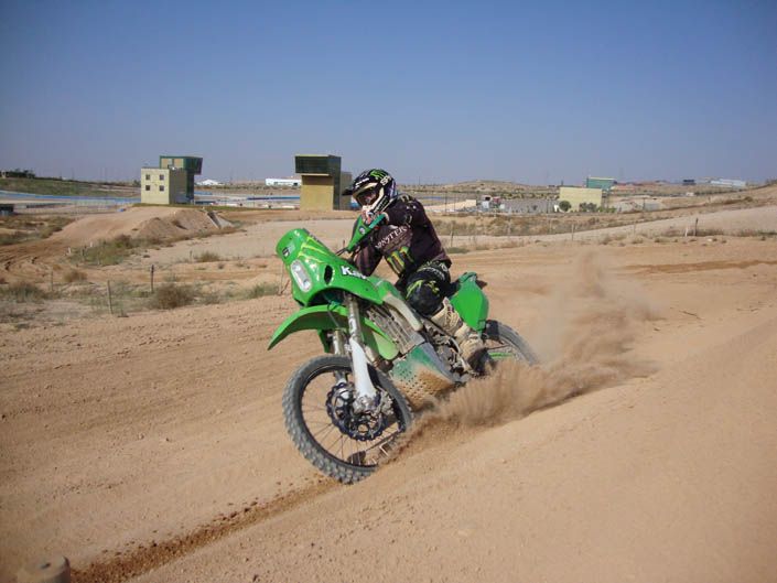 Dakar 2012. Paco Martínez. Kawasaki