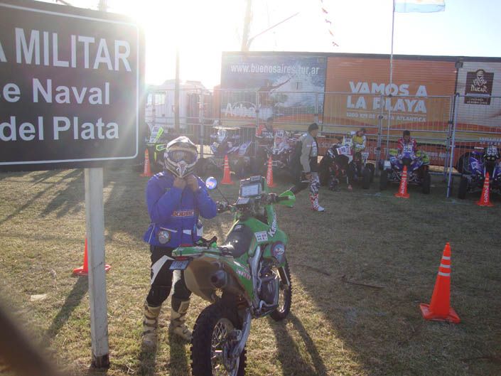 Dakar 2012. Paco Martínez. Kawasaki