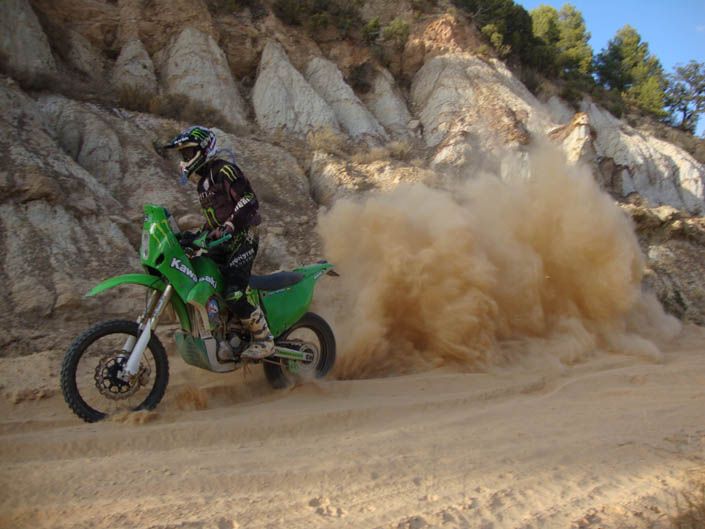 Dakar 2012. Paco Martínez. Kawasaki