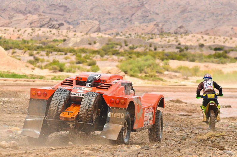 Dakar 2012. Paco Martínez. Kawasaki