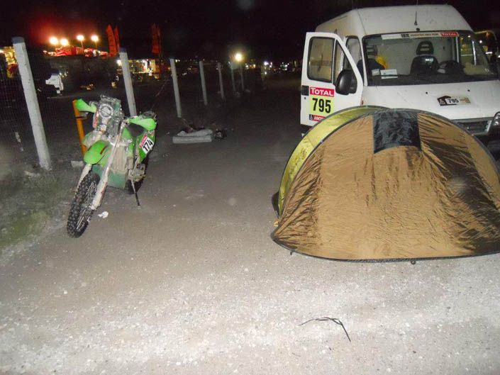 Dakar 2012. Paco Martínez. Kawasaki