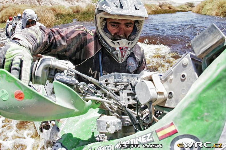 Dakar 2012. Paco Martínez. Kawasaki