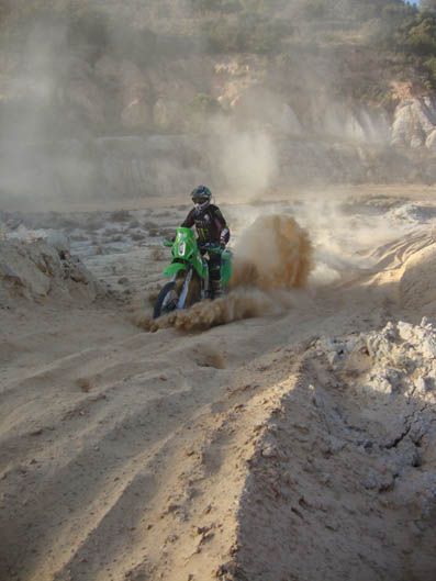 Dakar 2012. Paco Martínez. Kawasaki