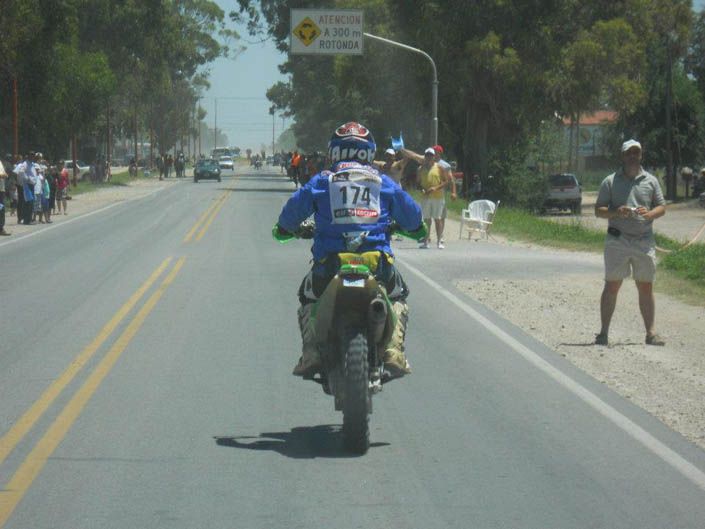 Dakar 2012. Paco Martínez. Kawasaki