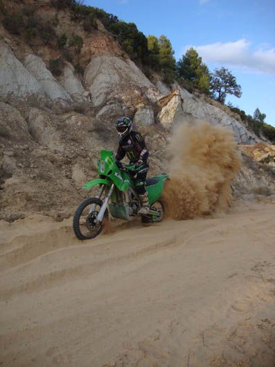 Dakar 2012. Paco Martínez. Kawasaki