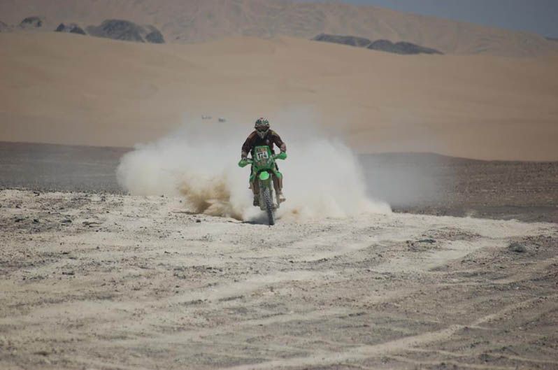 Dakar 2012. Paco Martínez. Kawasaki